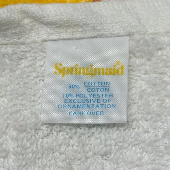 Springmaid Hand Towel Gear Kids Bears Sports Theme USA Vintage Linen 25 x 16 - Picture 10 of 13